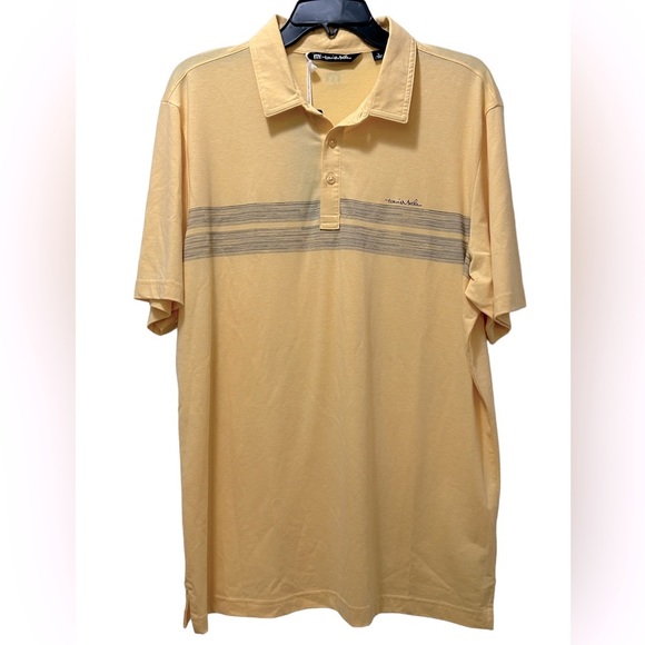 Travis Mathew Other - Travis Mathew NWT Men’s Golf Polo Yellow/Navy Size-Large